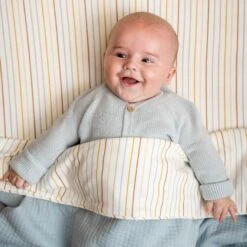 Little Dutch Cot Blanket Pure Soft Blue -Stokke Store 0020855 little dutch cot blanket pure soft blue pure 1