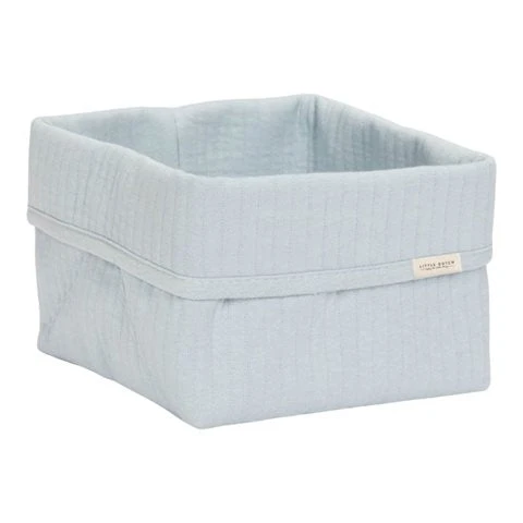 Little Dutch Storage Basket Small Pure Soft Blue 1 Little Dutch Storage Basket Small Pure Soft Blue