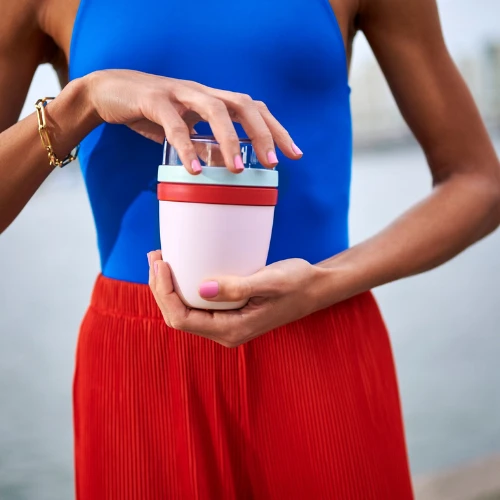 Mepal Limited Edition Lunch Pot Ellipse Mini - Strawberry Vibe 2 Mepal Limited Edition Lunch Pot Ellipse Mini - Strawberry Vibe - Image 2