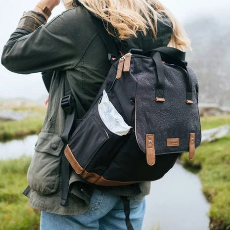 Changing Bag - Robyn Convertible Backpack Black 4 Changing Bag - Robyn Convertible Backpack Black - Image 4