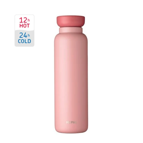 Mepal Insulated Bottle Ellipse 900 Ml / 30.4 Oz - Nordic Pink 1 Mepal Insulated Bottle Ellipse 900 Ml / 30.4 Oz - Nordic Pink