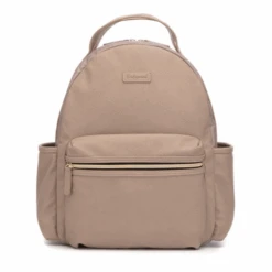 Lola Vegan Leather Backpack Almond