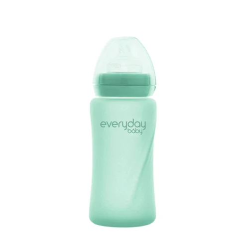 Glass Baby Bottle Healthy+ 240 Mint Green 1 Glass Baby Bottle Healthy+ 240 Mint Green
