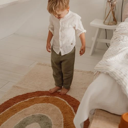 Little Dutch Rug Rainbow Vintage - 90 X 130 Cm 2 Little Dutch Rug Rainbow Vintage - 90 X 130 Cm - Image 2