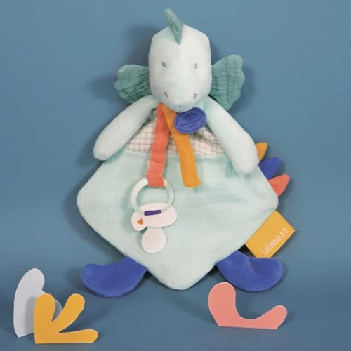 Filou Dino Comforter With Pacifier 2 Filou Dino Comforter With Pacifier - Image 2