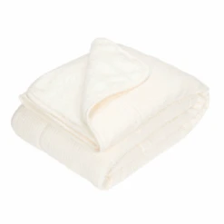 Little Dutch Bassinet Blanket Pure Soft White