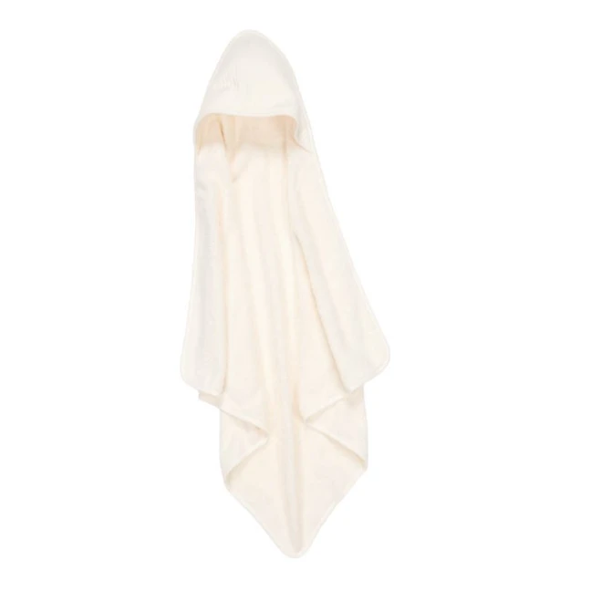 Little Dutch Hooded Towel Pure Soft White 75x75 1 Little Dutch Hooded Towel Pure Soft White 75x75