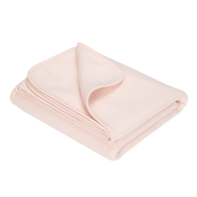Little Dutch Bassinet Summer Blanket Pure Soft Pink 4 Little Dutch Bassinet Summer Blanket Pure Soft Pink - Image 4
