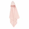 Little Dutch Hooded Towel Pure Soft Pink 75x75