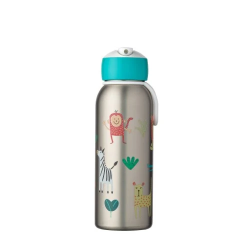 Mepal Insulated Bottle Flip-up Campus 350 Ml - Animal Friends 1 Mepal Insulated Bottle Flip-up Campus 350 Ml - Animal Friends