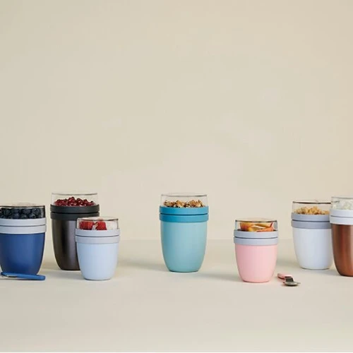 Mepal Lunch Pot Ellipse Mini - Nordic Blue 2 Mepal Lunch Pot Ellipse Mini - Nordic Blue - Image 2