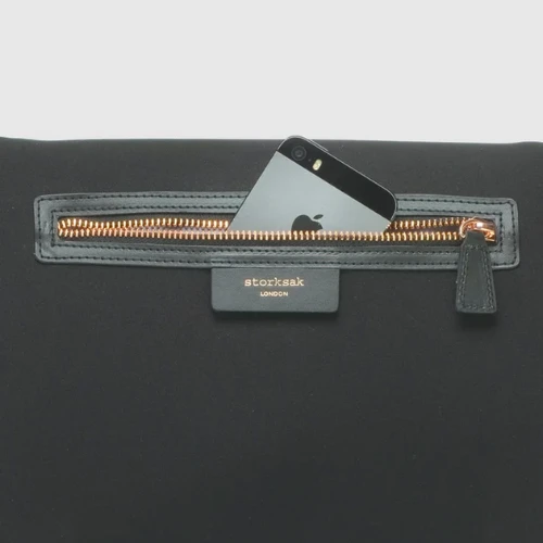 Storksak Stroller Organiser Luxe Scuba Black 7 Storksak Stroller Organiser Luxe Scuba Black - Image 7