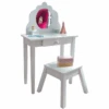 KidKraft Medium Vanity & Stool – White