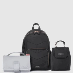 Storksak Hero Quilt Backpack - Black