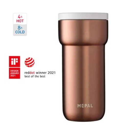 Mepal Insulated Mug Ellipse - Rose Gold 1 Mepal Insulated Mug Ellipse - Rose Gold