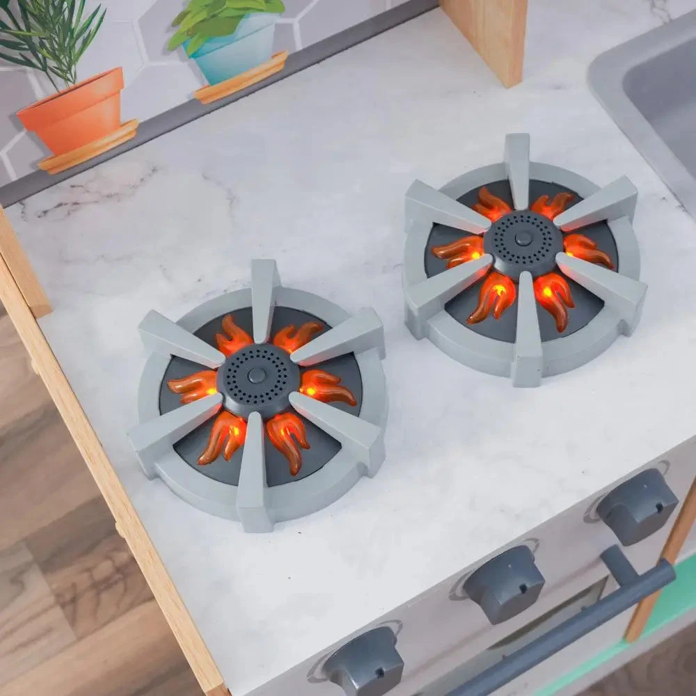 KidKraft Let’s Cook Natural Play Kitchen 53433 3 KidKraft Let’s Cook Natural Play Kitchen 53433 - Image 3