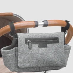 Storksak Stroller Organiser Luxe Scuba Grey -Stokke Store 4 dfaa3612 aa73 4c01 8724 8dcca398f8e6