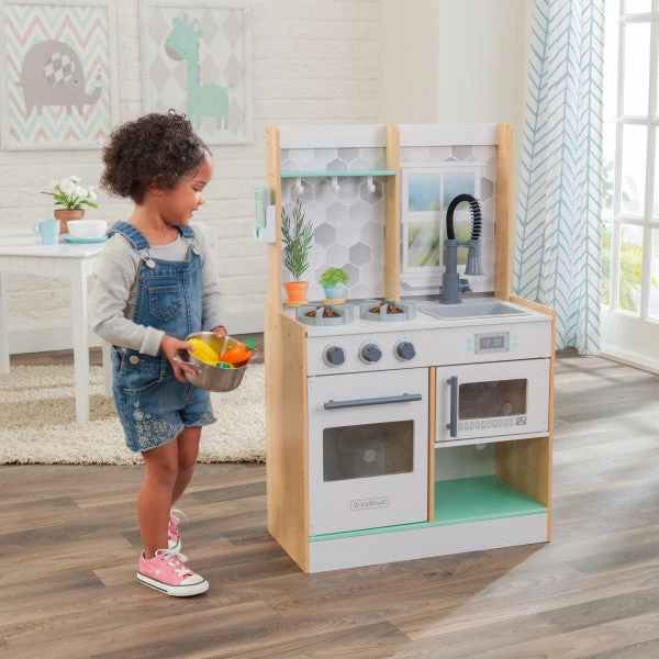 KidKraft Let’s Cook Natural Play Kitchen 53433 5 KidKraft Let’s Cook Natural Play Kitchen 53433 - Image 5