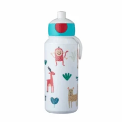 Mepal Drinking Bottle Pop-up Campus 400 Ml - Animal Friends