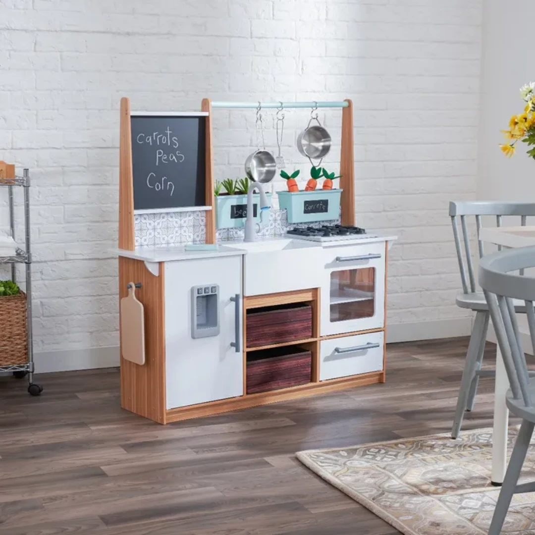 KidKraft Farmhouse Play Kitchen 2 KidKraft Farmhouse Play Kitchen - Image 2