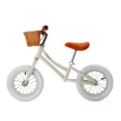 Ivory White Balance Bike With Helmet -Stokke Store 867003