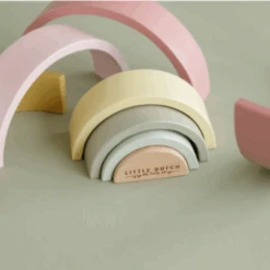 Little Dutch Rainbow Stacker - Pink -Stokke Store 86 62d6edbe 51bd 44de a9ca 44c4cab4a557