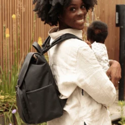 Freddie Vegan Leather Backpack Black -Stokke Store 8 5ccb6bd4 f649 4cf1 8135 3ec323a50b0b