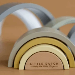 Little Dutch Rainbow Stacker - Blue - LD7034 -Stokke Store 9 c0600833 3a67 4620 bde0 7d1658a72ea1