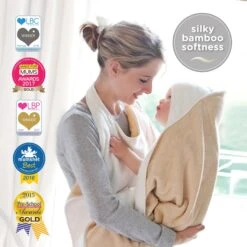 Cuddledry 'Hands-free' Baby Towel Oatmeal