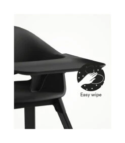Stokke® Clikk™ High Chair Midnight Black -Stokke Store Clikk Tray Natural Black Cnfg 3 EasyWipe eCom