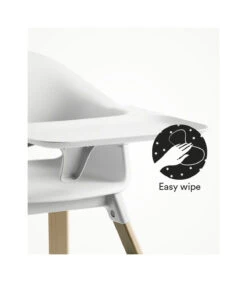 High Chair White Stokke® Clikk™ 10 High Chair White Stokke® Clikk™ -Stokke Store Clikk Tray Natural White Cnfg 3 EasyWipe eCom