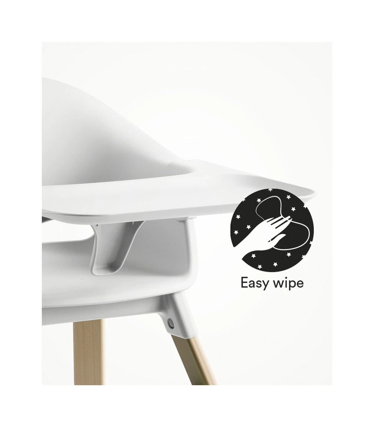 High Chair White Stokke® Clikk™ 5 High Chair White Stokke® Clikk™ - Image 5