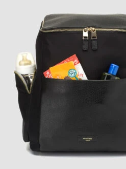 Storksak ALYSSA BAG BLACK & GOLD -Stokke Store IMG 4165