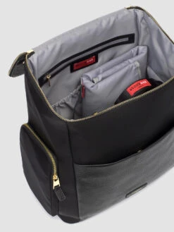 Storksak ALYSSA BAG BLACK & GOLD -Stokke Store IMG 4166