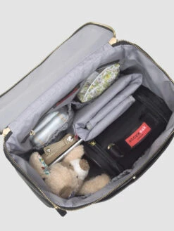 Storksak ALYSSA BAG BLACK & GOLD -Stokke Store IMG 4167