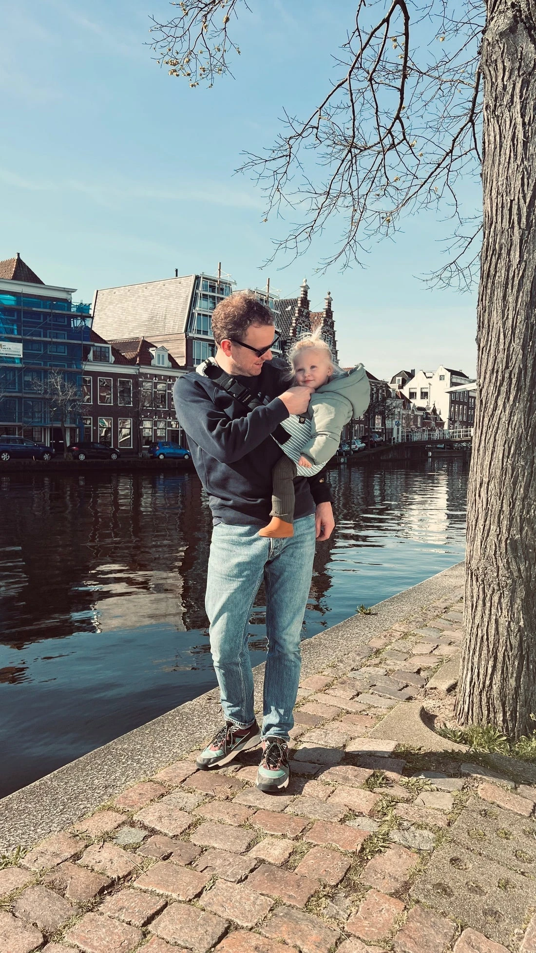 Toddler Carrier Denim Stripe 4 Toddler Carrier Denim Stripe - Image 4