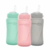 Glass Straw Bottle Healthy + 240ml