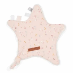 Little Dutch Cuddle Cloth Star Little Pink Flowers