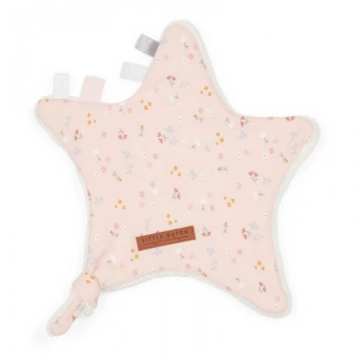 Little Dutch Cuddle Cloth Star Little Pink Flowers 1 Little Dutch Cuddle Cloth Star Little Pink Flowers