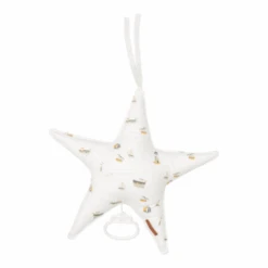 Little Dutch Star-shaped Music Box Sailors Bay White