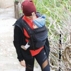 PhysioCarrier - BLACK /pocket Charcoal - LR -Stokke Store blackgrey2