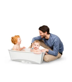 Bundle Stokke® Flexi Bath®XL Transparent Blue -Stokke Store eCom 938x1072 NURSERY Flexibath ConcSupp 191002 13 SP
