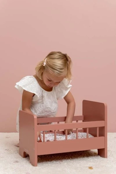 Little Dutch Wooden Doll Bed 2 Little Dutch Wooden Doll Bed - Image 2