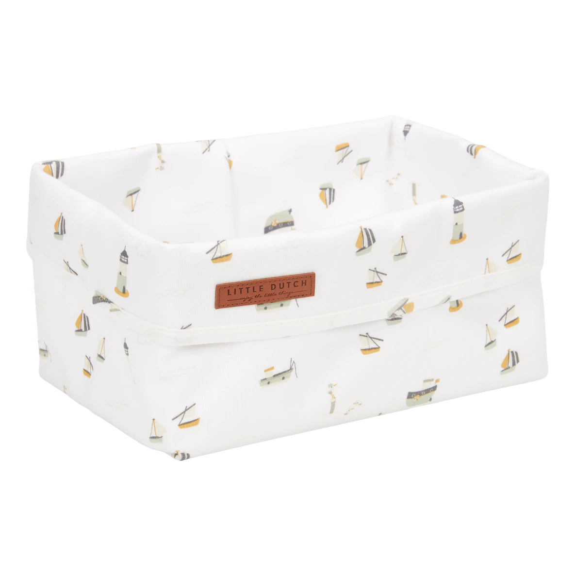 Little Dutch Storage Basket Large Sailors Bay White 1 Little Dutch Storage Basket Large Sailors Bay White