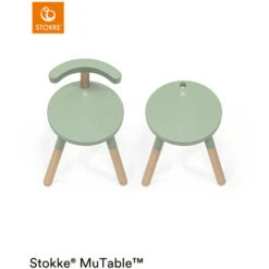 Chair Clover Green Stokke® MuTable™ V2 -Stokke Store stokke mutable stuhl v2 clover green a419693